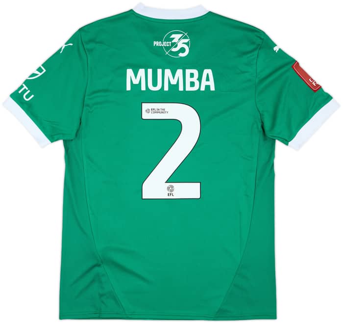 2024-25 Plymouth Match Issue FA Cup Home Shirt Mumba #2