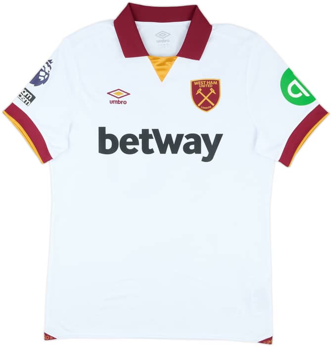 2024-25 West Ham Match Issue Third Shirt L.Paqueta #10