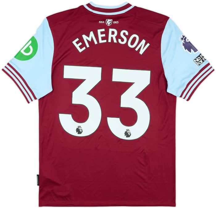 2024-25 West Ham Match Issue Home Shirt Emerson #33