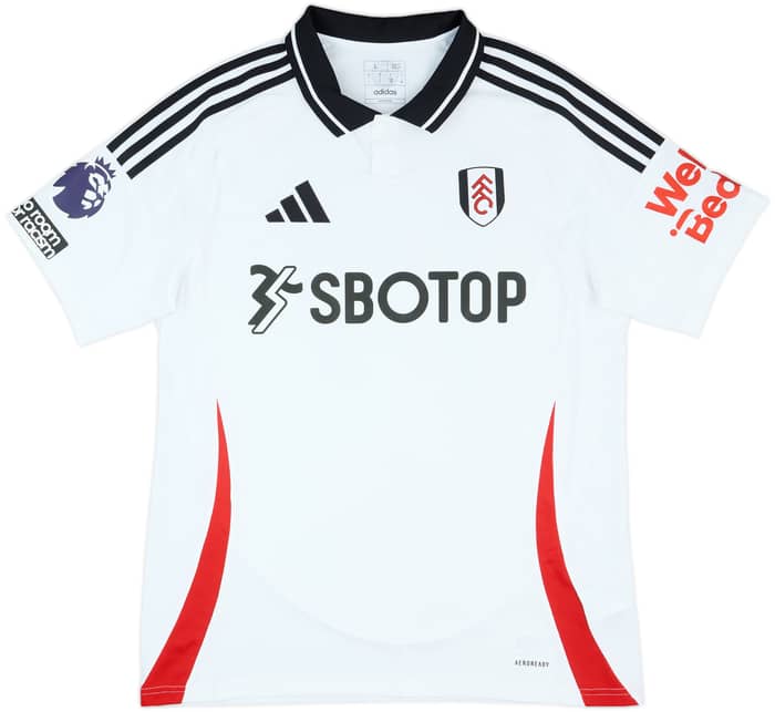 2024-25 Fulham Match Issue Home Shirt Iwobi #17