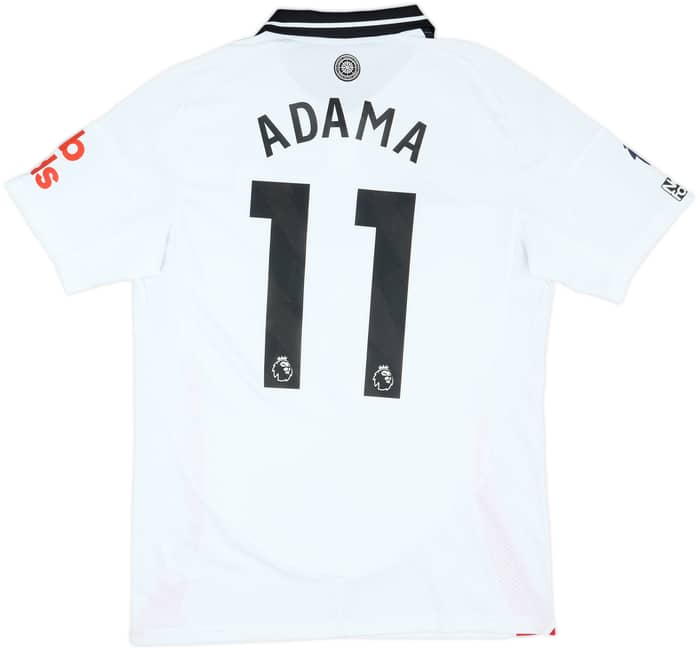 2024-25 Fulham Match Issue Home Shirt Adama #11