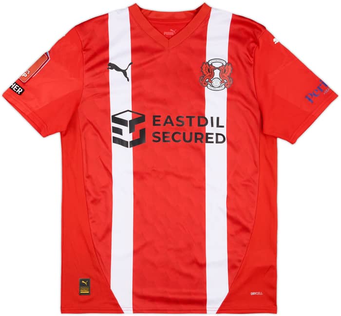 2024-25 Leyton Orient Match Issue FA Cup Home Shirt Kelman #23