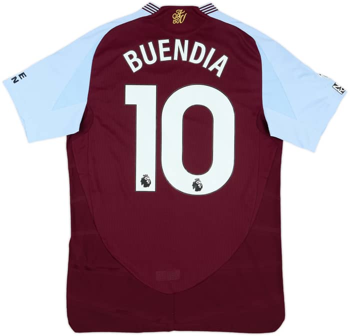 2024-25 Aston Villa Match Issue Home Shirt Buendia #10
