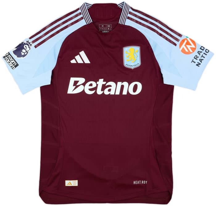 2024-25 Aston Villa Match Issue Home Shirt Buendia #10