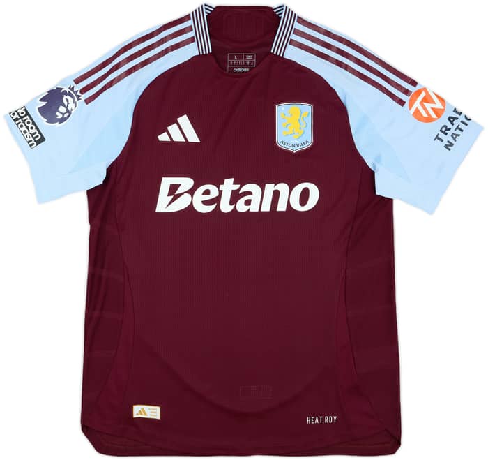 2024-25 Aston Villa Match Issue Home Shirt Barkley #6