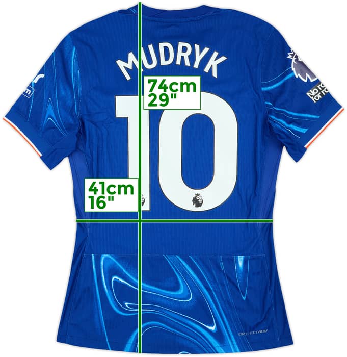 2024-25 Chelsea Match Issue Home Shirt Mudryk #10