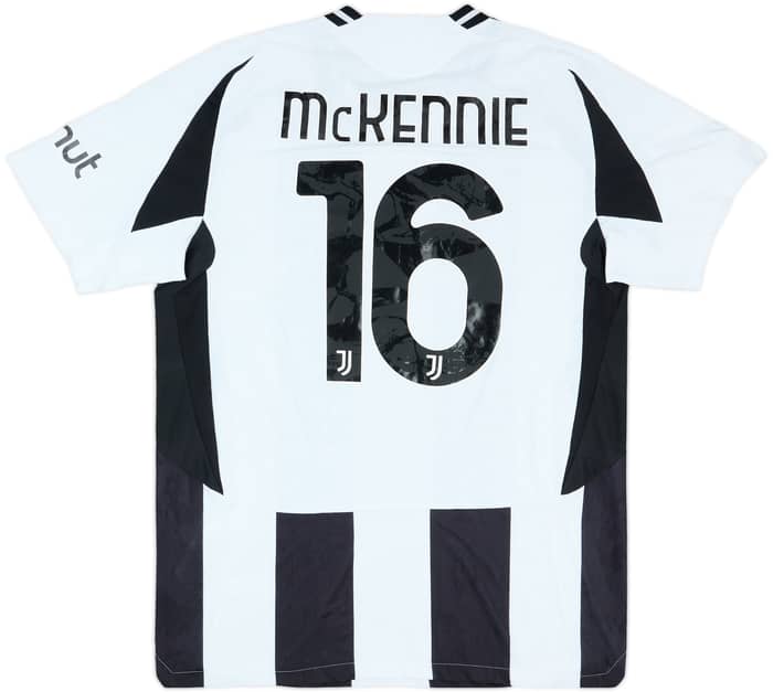 2024-25 Juventus Match Issue Home Shirt McKennie #16