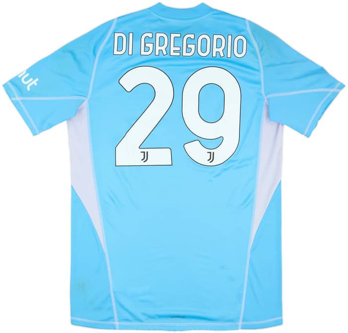 2024-25 Juventus Match Worn Champions League GK Shirt Di Gregorio #29