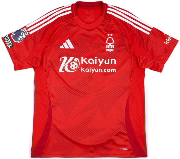 2024-25 Nottingham Forest Match Issue Home Shirt Murillo #5