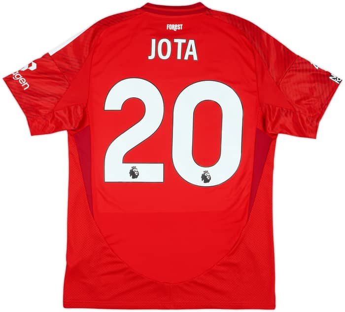 2024-25 Nottingham Forest Match Issue Home Shirt Jota #20