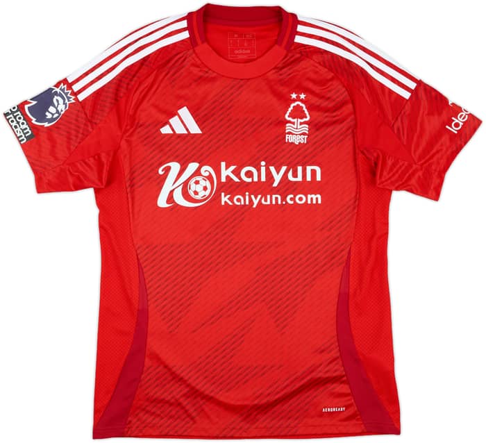 2024-25 Nottingham Forest Match Issue Home Shirt Jota #20