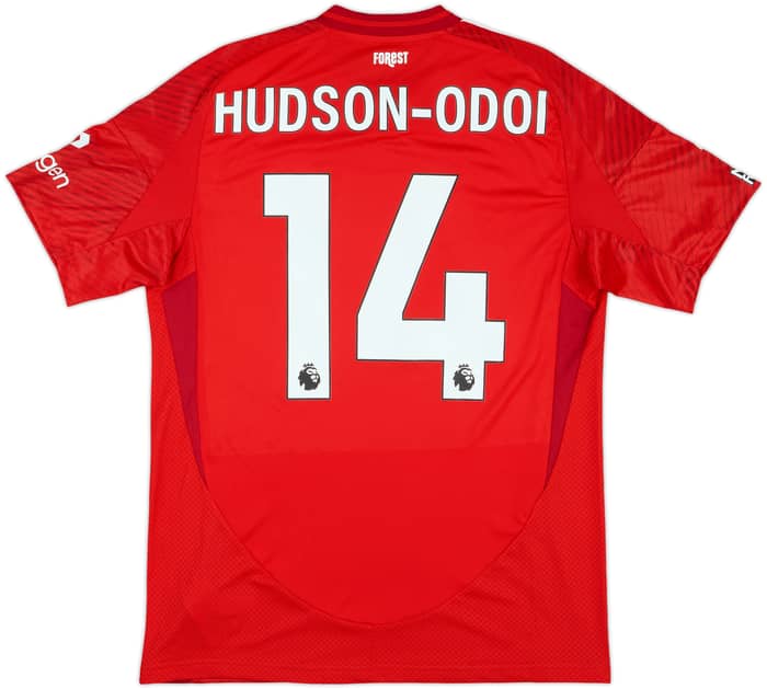 2024-25 Nottingham Forest Match Issue Home Shirt Hudson-Odoi #14