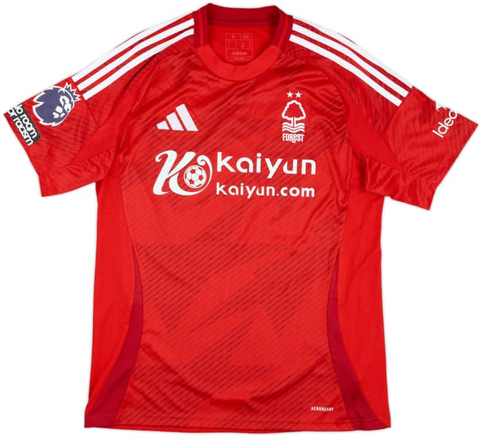 2024-25 Nottingham Forest Match Issue Home Shirt Hudson-Odoi #14