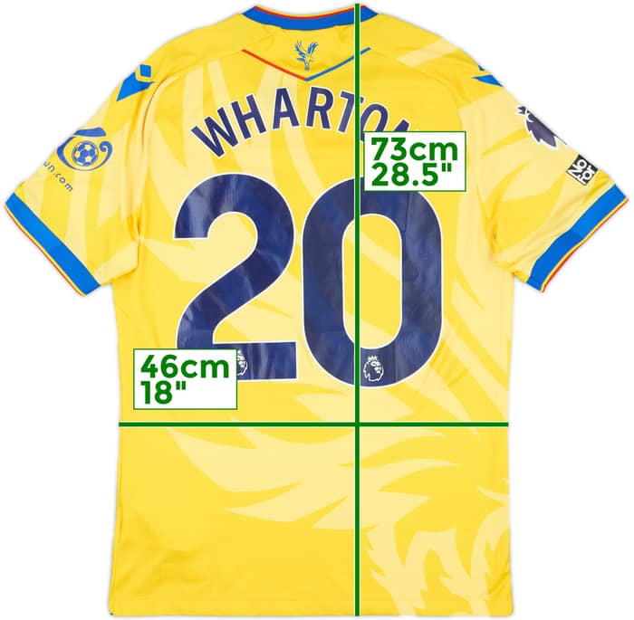 2024-25 Crystal Palace Match Issue Away Shirt Wharton #20