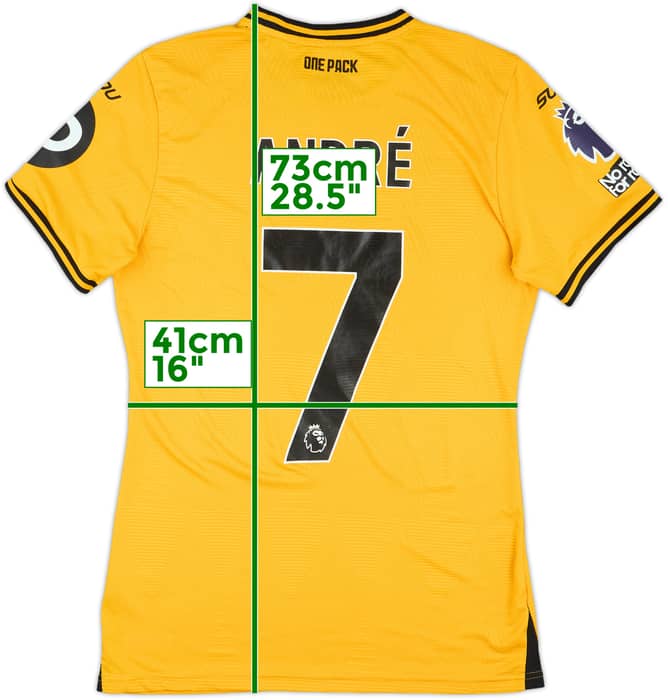 2024-25 Wolves Match Issue Home Shirt Andre #7