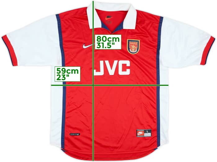 1998-99 Arsenal Match Issue Home Shirt #7