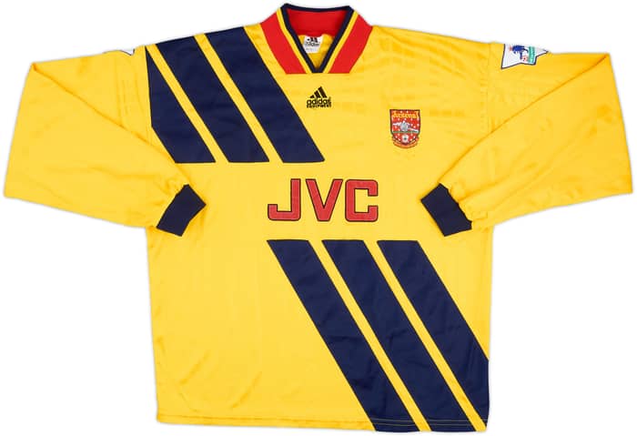 1993-94 Arsenal Match Issue Away L/S Shirt #11