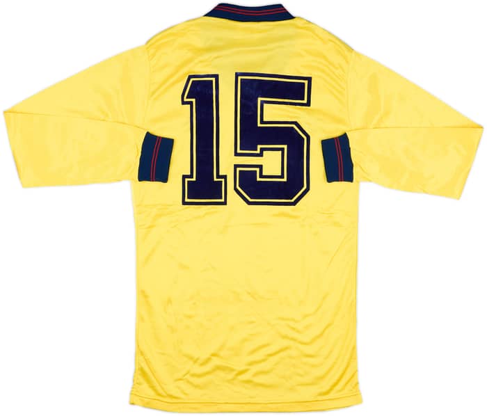 1983-86 Arsenal Match Issue Away L/S Shirt #15