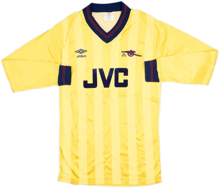 1983-86 Arsenal Match Issue Away L/S Shirt #13