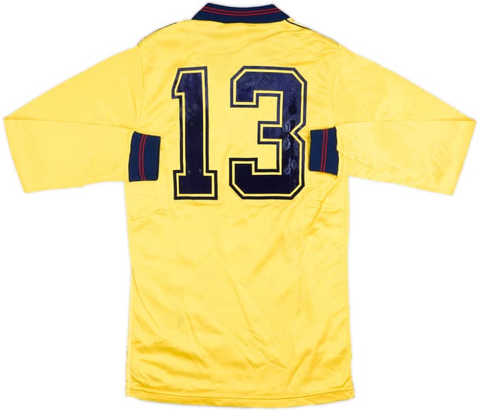 1983-86 Arsenal Match Issue Away L/S Shirt #13