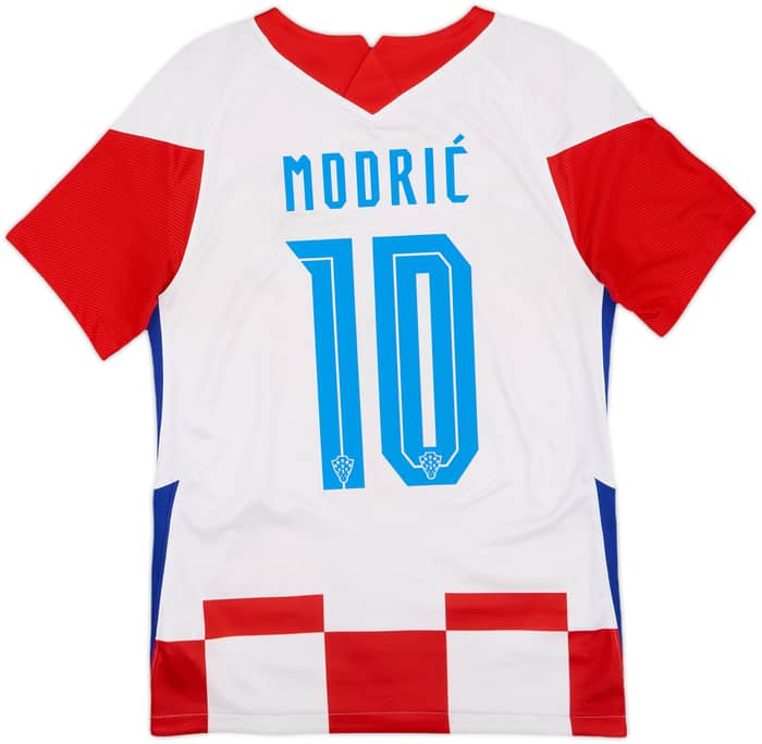 2020-21 Croatia Home Shirt Modric #10 - 7/10 - (S)