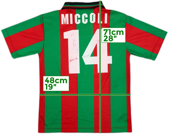 1998-99 Ternana Home Shirt Miccoli #10 - 6/10 - (S)