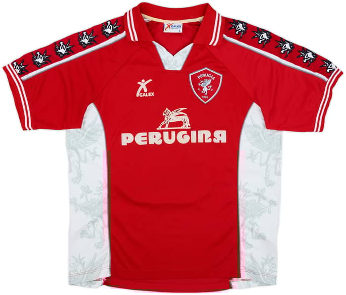 1999-00 Perugia Home Shirt Tedesco #10 - 7/10 - (L)