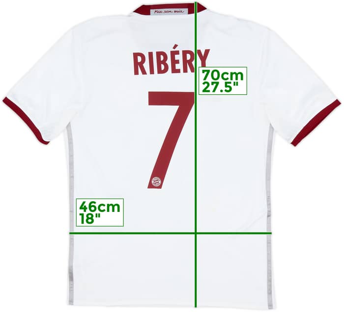 2016-17 Bayern Munich Third Shirt Ribery #7 - 4/10 - (S)