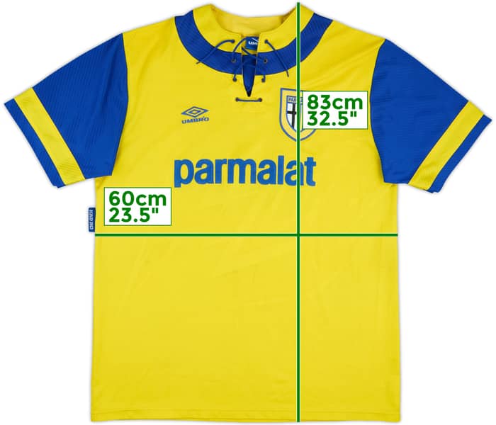 1993-94 Parma Match Issue Away Shirt #10