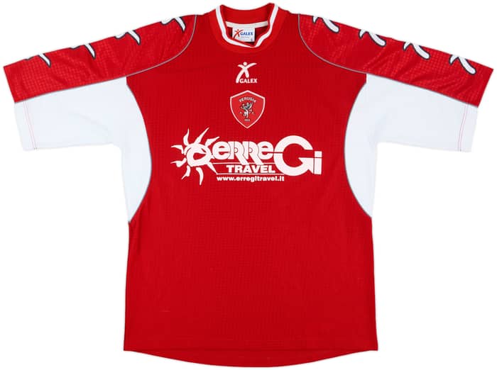 2000-01 Perugia Match Issue Home Shirt #7