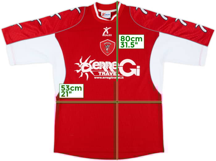 2000-01 Perugia Match Issue Home Shirt #7