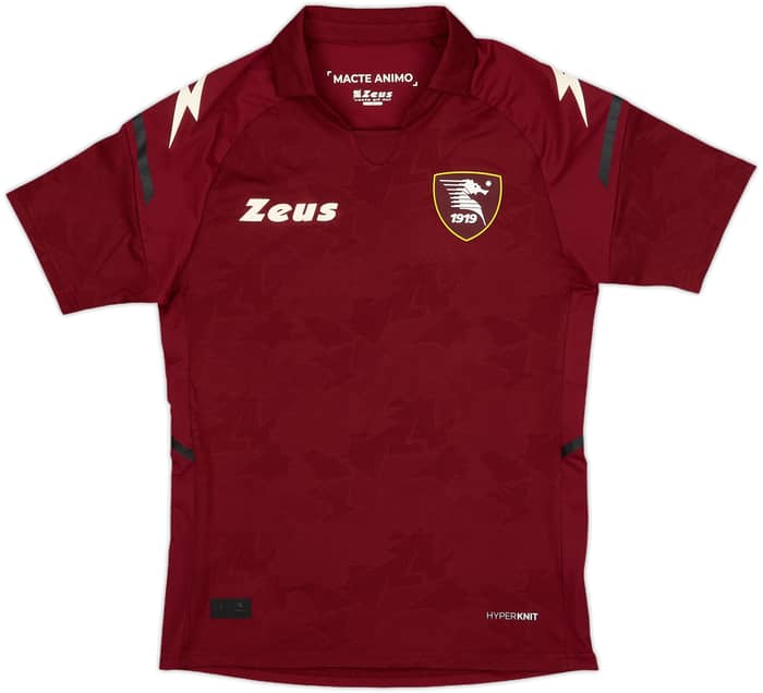 2021-22 Salernitana Squad Signed Home Shirt - 9/10 - (S)