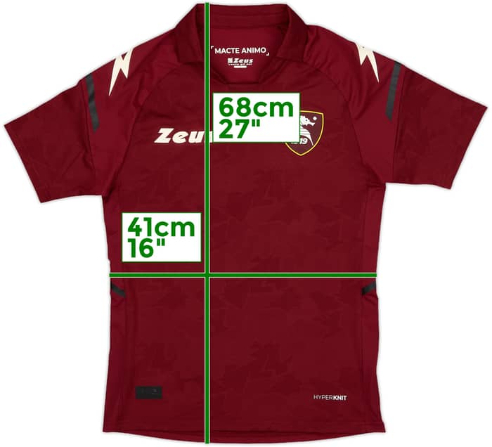 2021-22 Salernitana Squad Signed Home Shirt - 9/10 - (S)