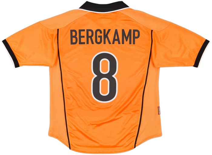 1998-00 Netherlands Home Shirt Bergkamp #8 - 9/10 - (M)