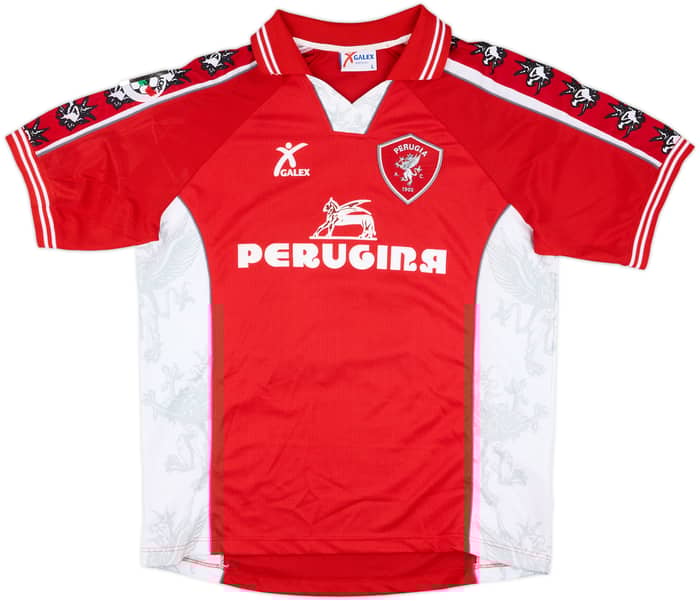 1999-00 Perugia Home Shirt Tedesco #10 - 8/10 - (L)