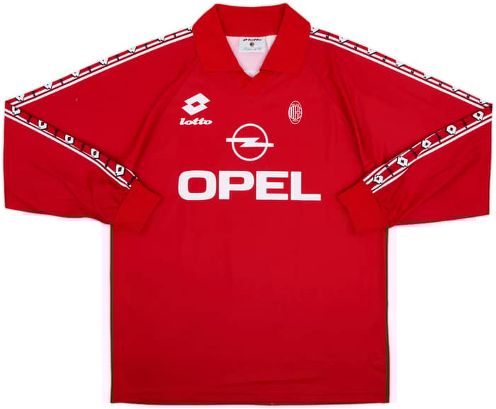 1995-96 AC Milan Lotto Training L/S Shirt - 7/10 - (XL)