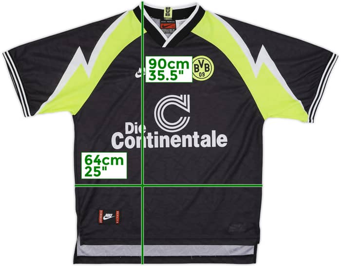 1995-96 Borussia Dortmund Away Shirt - 9/10 - (XXL)