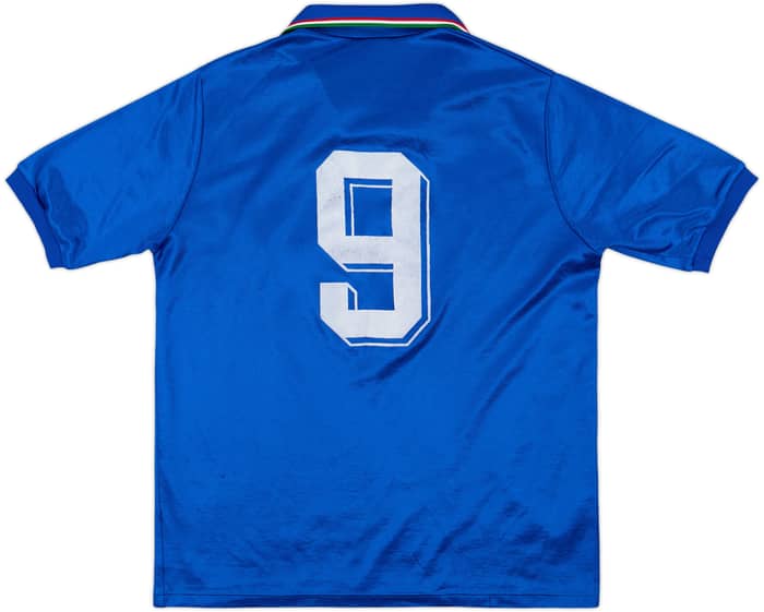 1986-88 Italy Home Shirt #9 - 8/10 - (L)