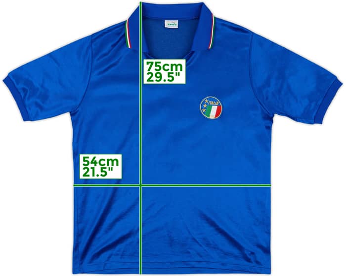 1986-88 Italy Home Shirt #9 - 8/10 - (L)