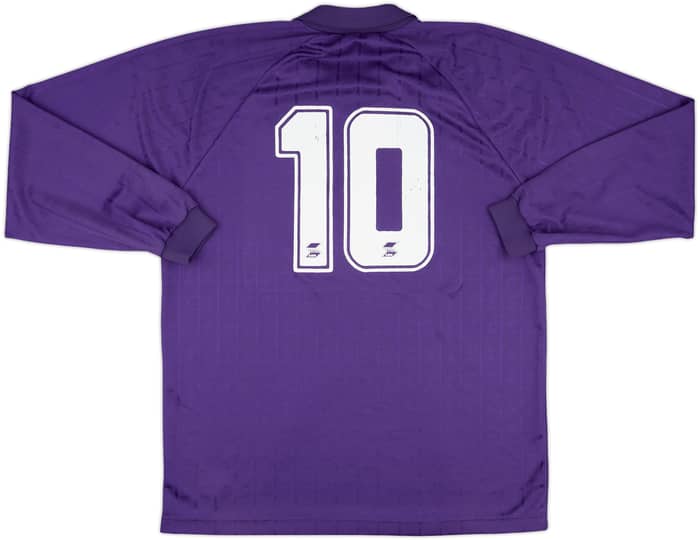1988-89 Fiorentina Home L/S Shirt #10 - 8/10 - (XL)