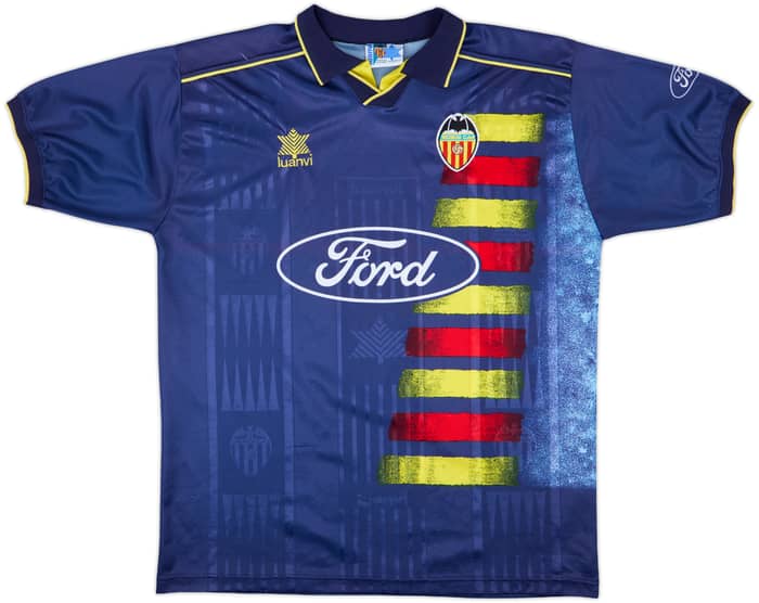 1996-97 Valencia Away Shirt - 9/10 - (XL)