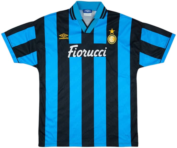 1994-95 Inter Milan Match Issue Home Shirt #14