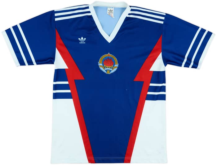1990-91 adidas (Yugoslavia) Template Shirt #10 - 6/10 - (M)
