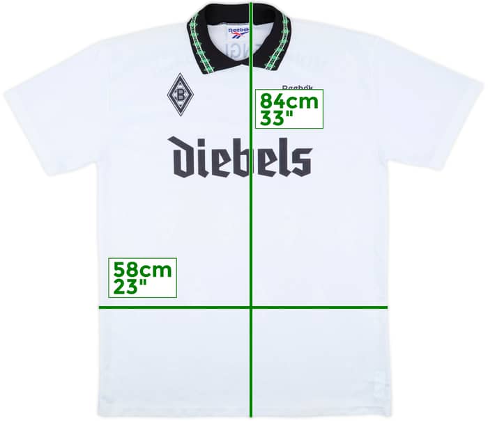 1995-96 Borussia Monchengladbach Home Shirt - 8/10 - (XL)