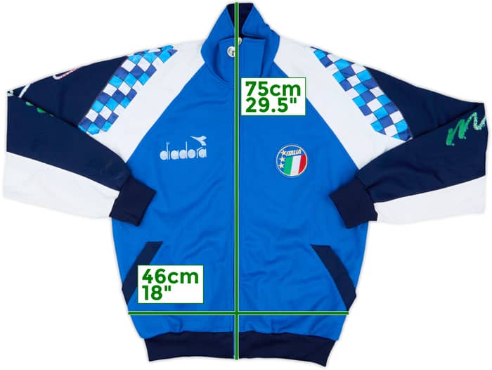 1990-92 Italy Diadora Track Jacket - 5/10 - (L)