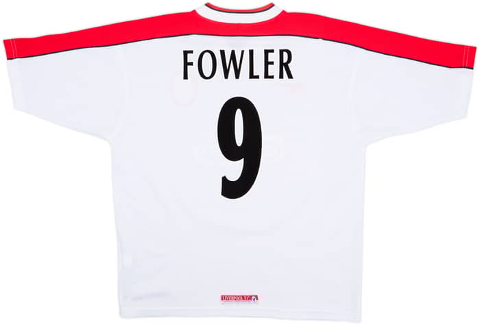 1998-99 Liverpool Away Shirt Fowler #9 - 10/10 - (L)