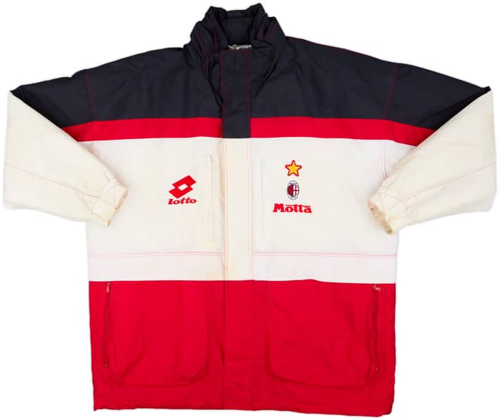 1993-95 AC Milan Lotto Padded Bench Coat - 8/10 - (L)
