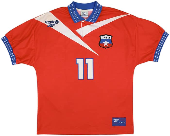 1997-99 Chile Home Shirt #11 (Salas) - 8/10 - (M)