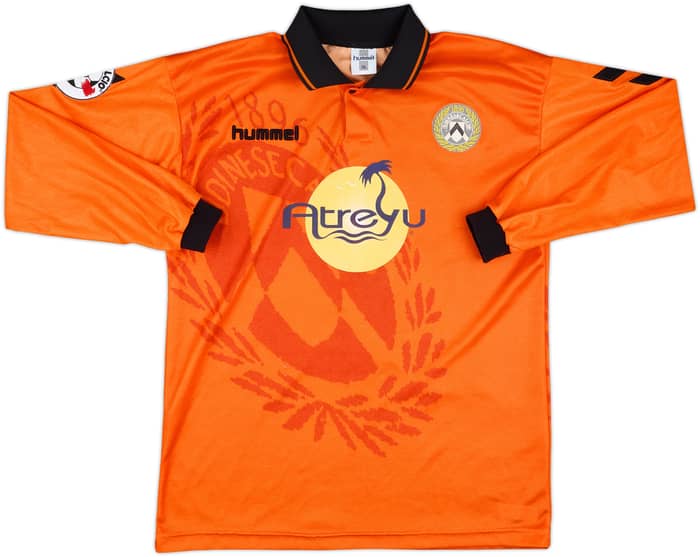 1997-98 Udinese Match Issue Third L/S Shirt Amoroso #7
