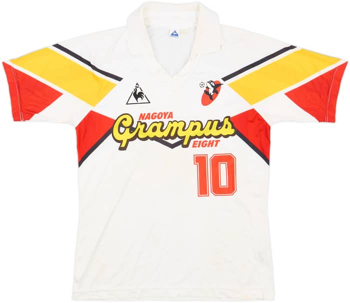 1992 Nagoya Grampus Eight Away Shirt (Lineker) #10 - 8/10 - (S)